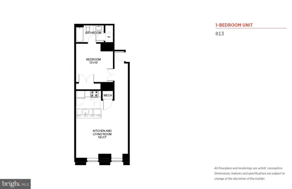 $1,415 | 103 South Gay Street, Unit 1BR, Baltimore, MD 21202