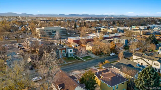an aerial view of residential building with outdoor space