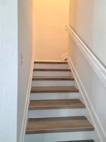 a view of a house with a small space