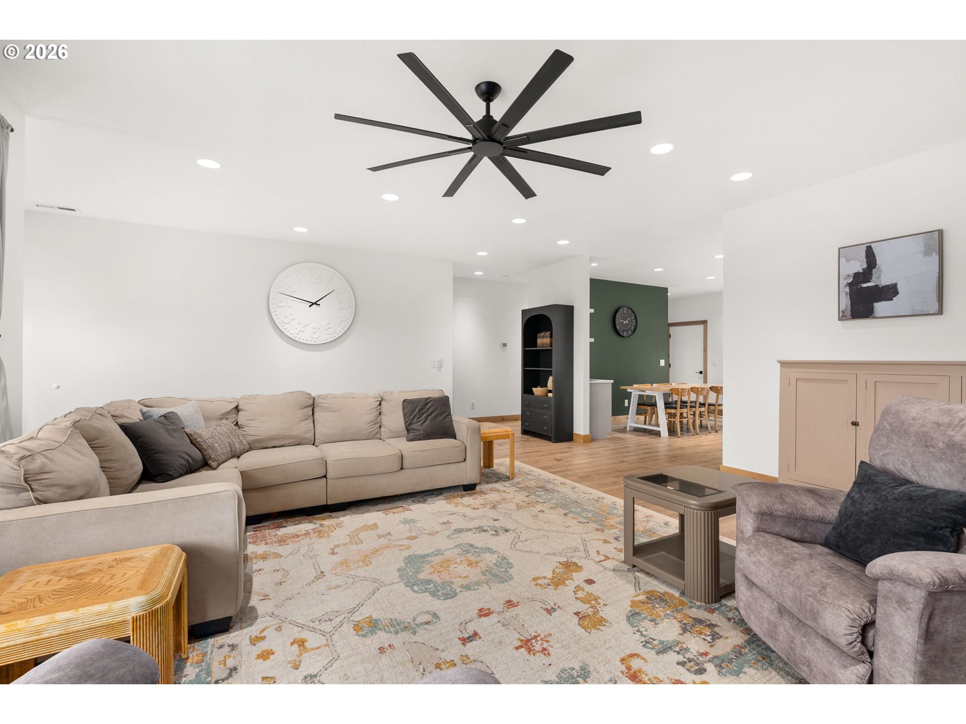 527 Tennessee Road Winlock, WA 98596 - Photo 12 of 48 a living room with furniture and view of kitchen