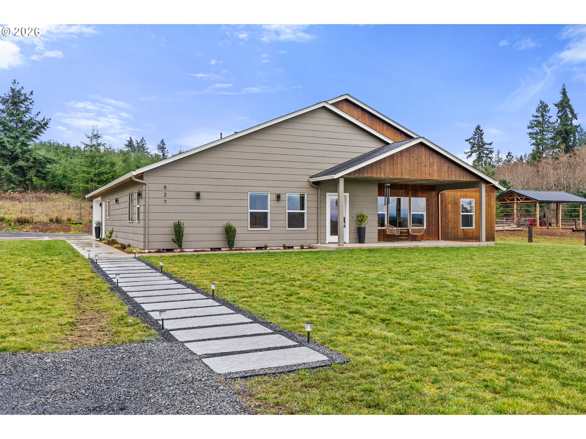 527 Tennessee Road Winlock, WA 98596 - Photo 31 of 48 a view of a house with a yard