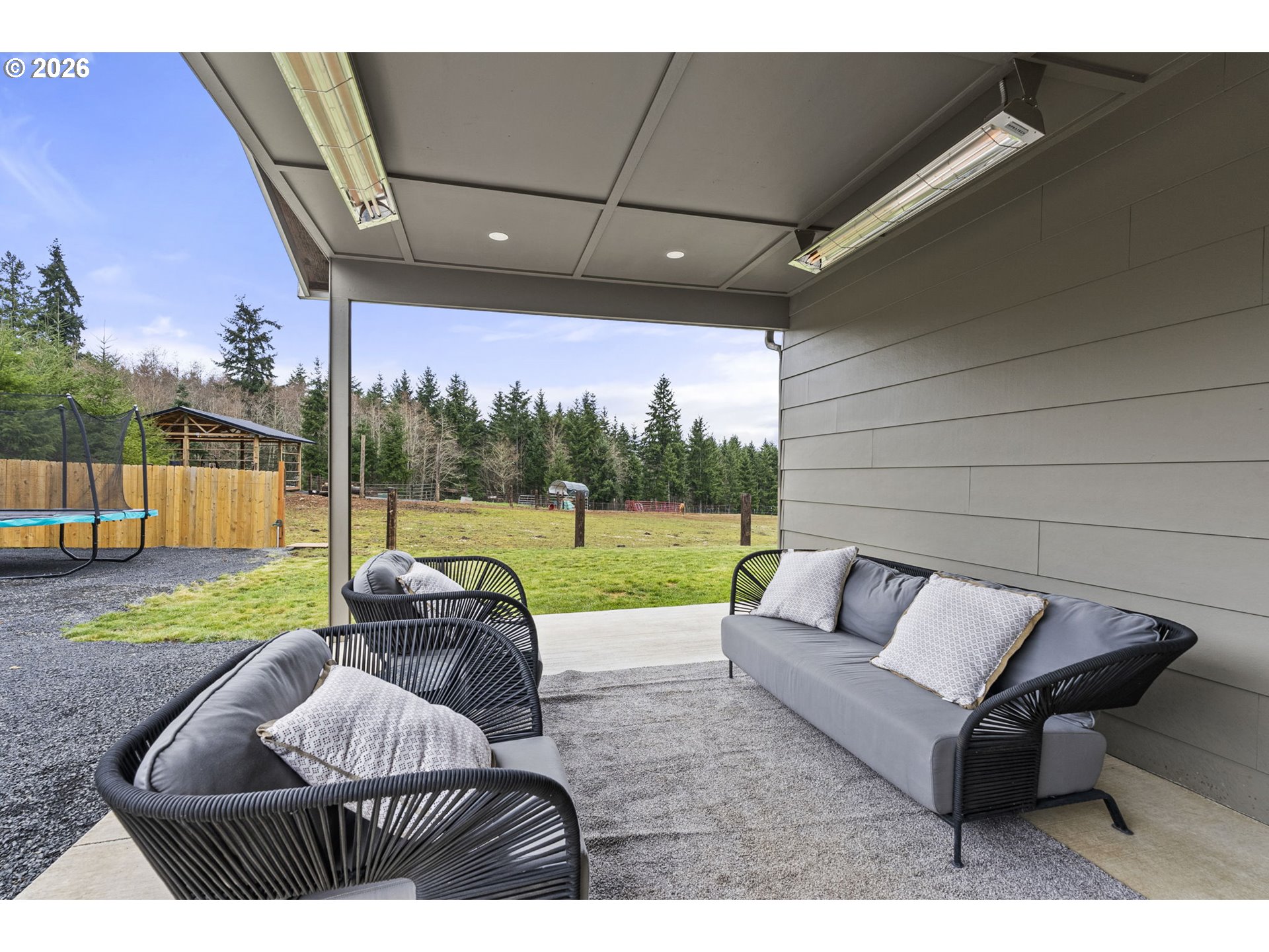 527 Tennessee Road Winlock, WA 98596 - Photo 37 of 48 a view of yard from deck with patio
