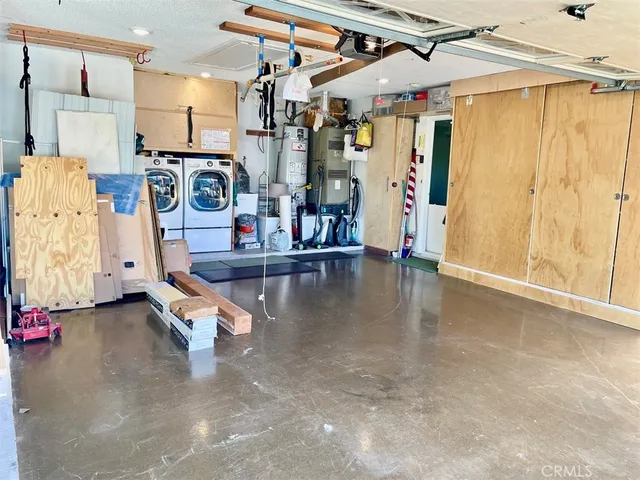 a view of storage and utility room