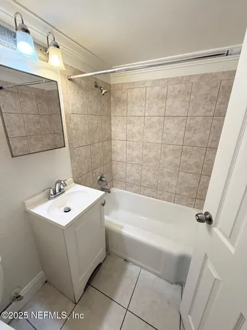 a front view of a building with parking space