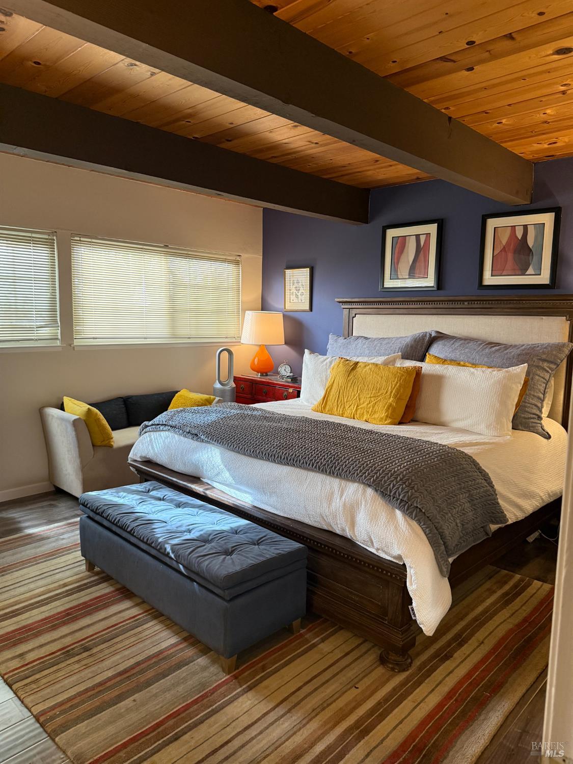 92 Elizabeth Way San Rafael, CA 94901 - Photo 19 of 22 a bedroom with furniture and wooden floor