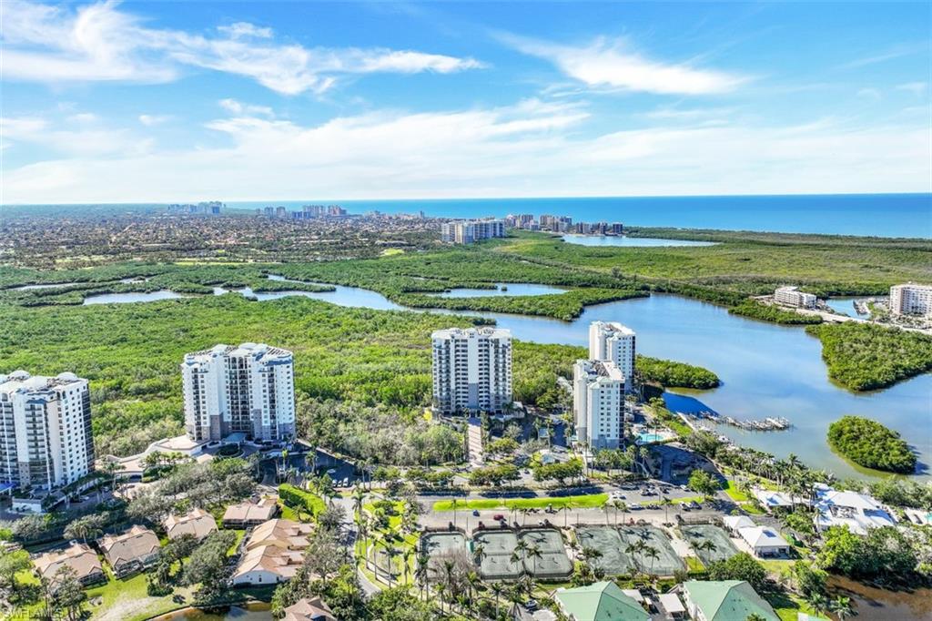 425 Cove Tower Drive, Unit 301 Naples, FL 34110 - Photo 40 of 43 a view of a city and lake view