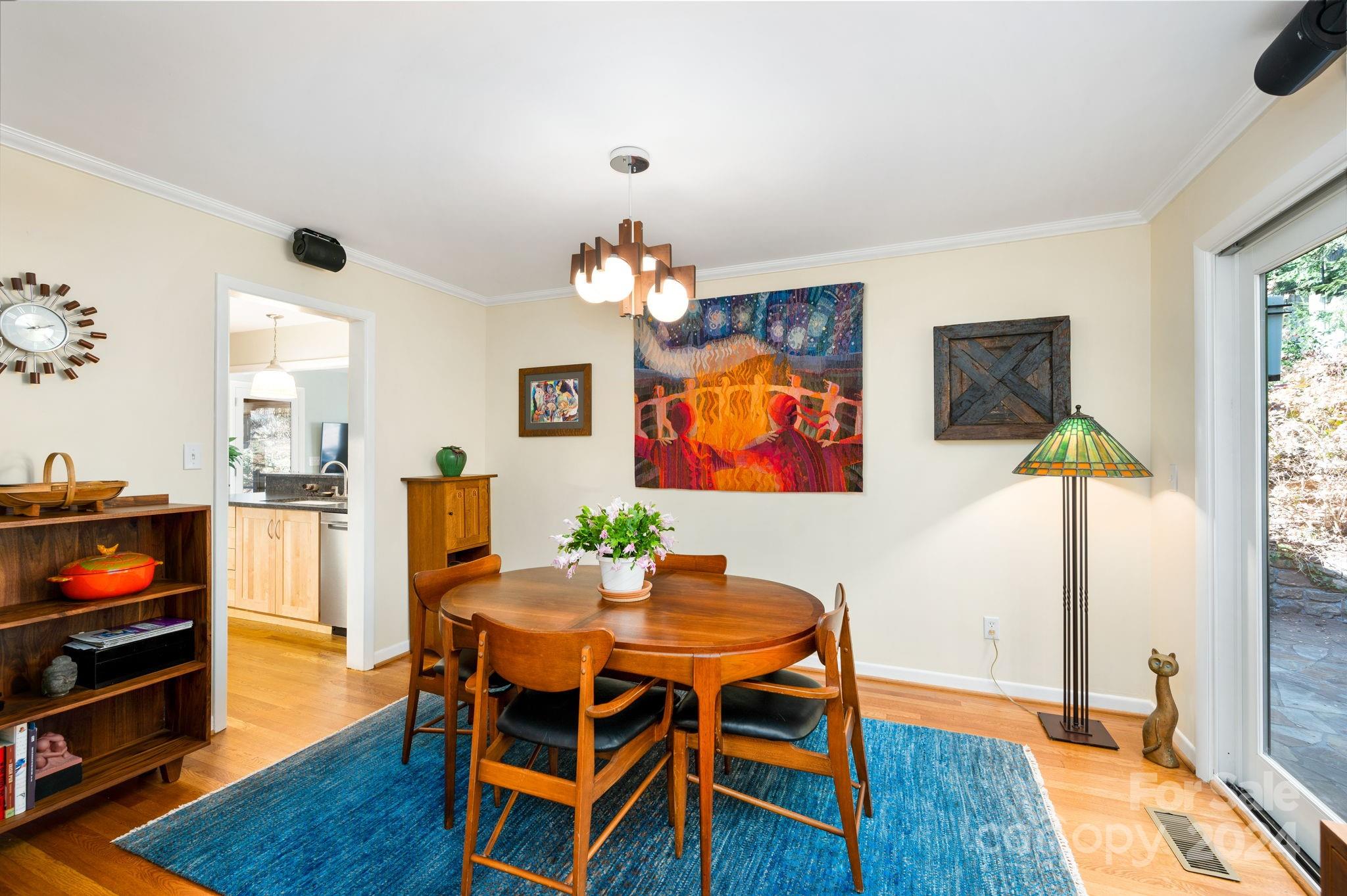 24 Maplewood Road Asheville, NC 28804 - Photo 8 of 38 a dining room with furniture and wooden floor