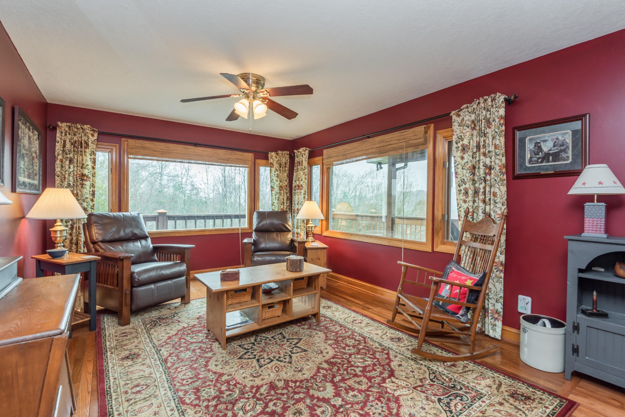 1521 Blockhouse Road Maryville, TN 37803 - Photo 5 of 40 a living room with furniture and a floor to ceiling window