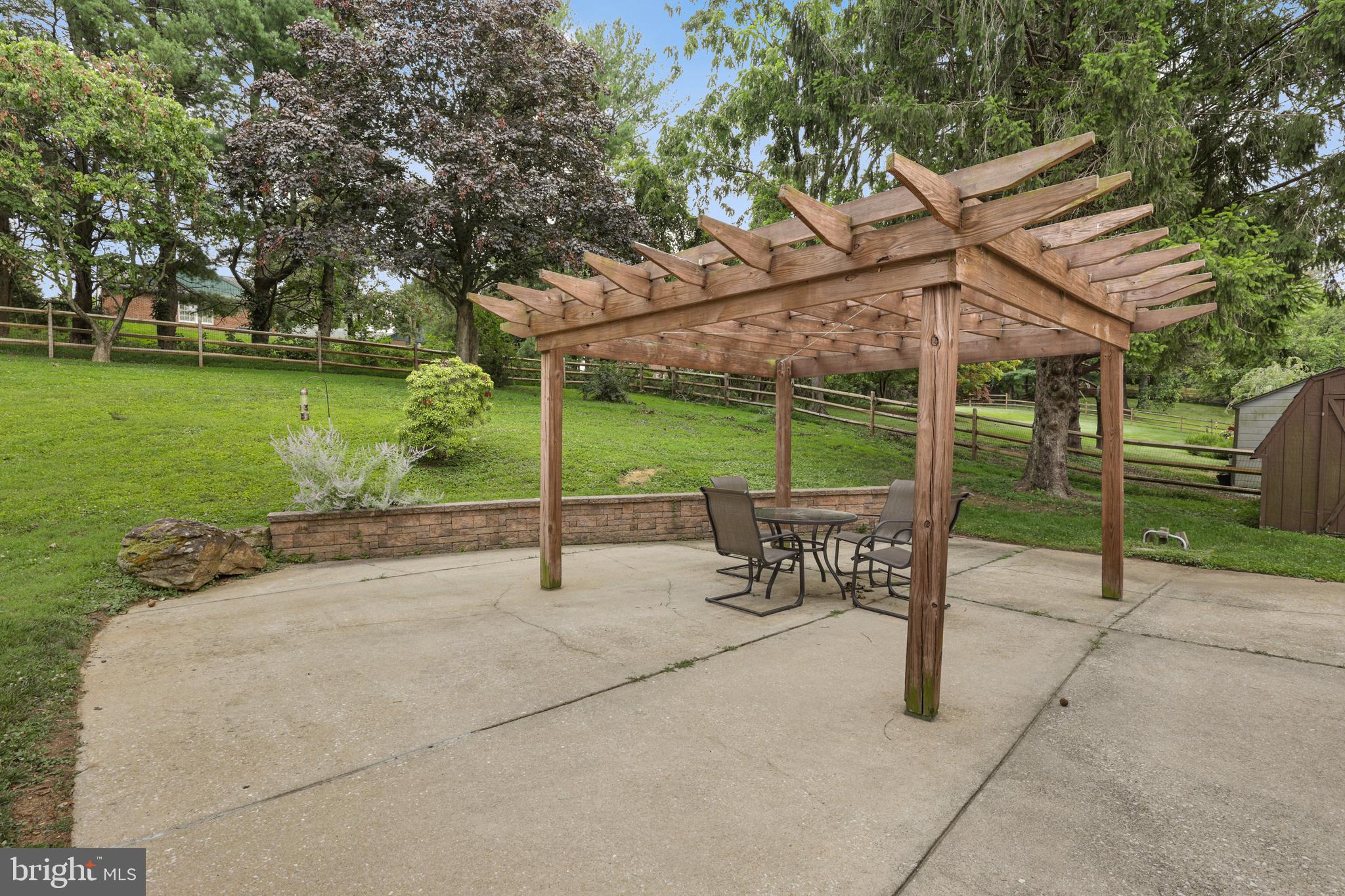 2403 Pot Spring Road Lutherville-Timonium, MD 21093 - Photo 36 of 42 Rear Patio off Dining/Kitchen