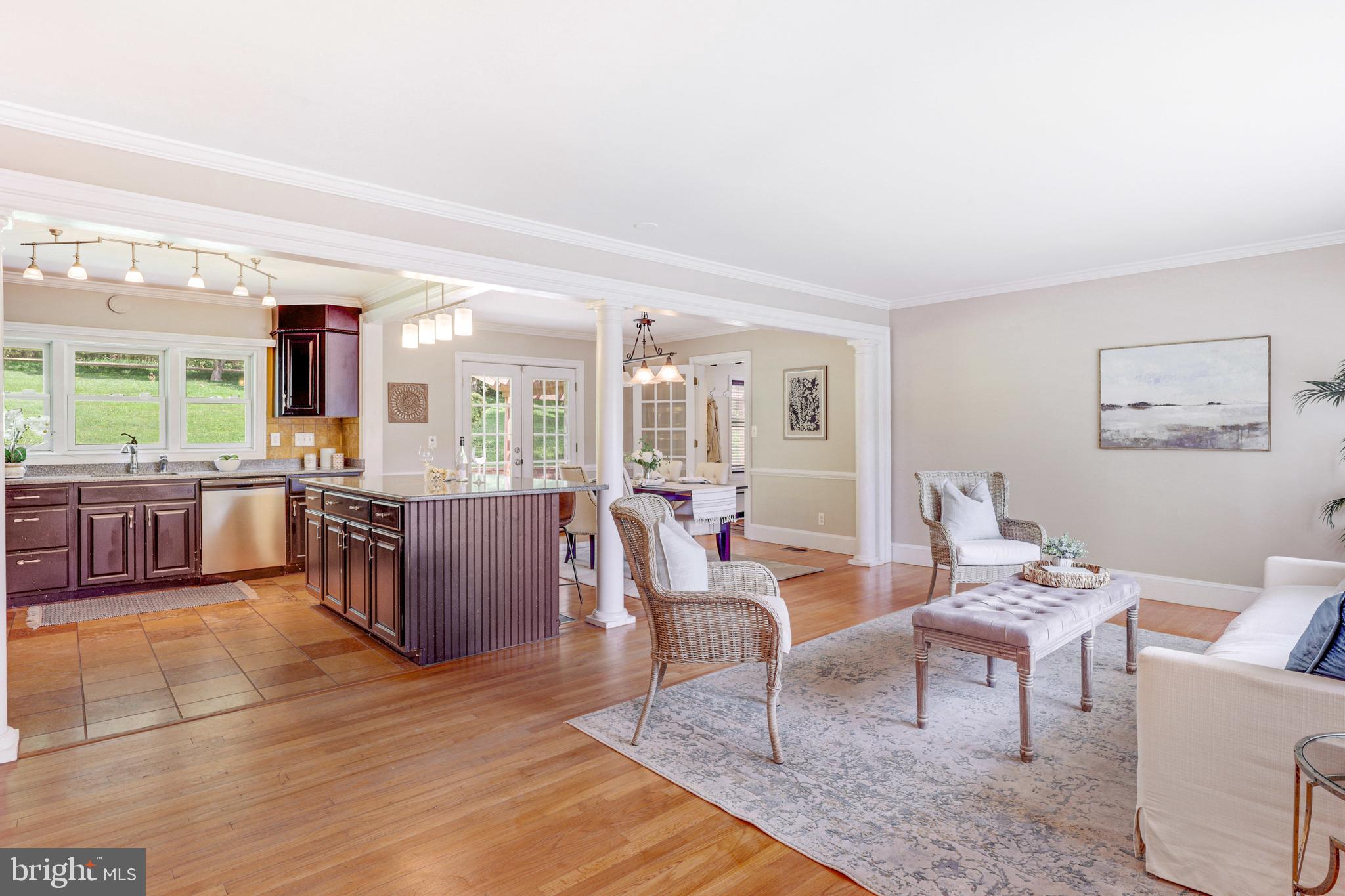 2403 Pot Spring Road Lutherville-Timonium, MD 21093 - Photo 7 of 42 Living/Kitchen