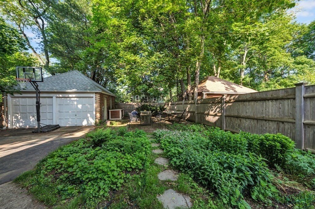 34 Harvard Street, Unit 1 Arlington, MA 02476 - Photo 35 of 36 a view of a back yard of the house