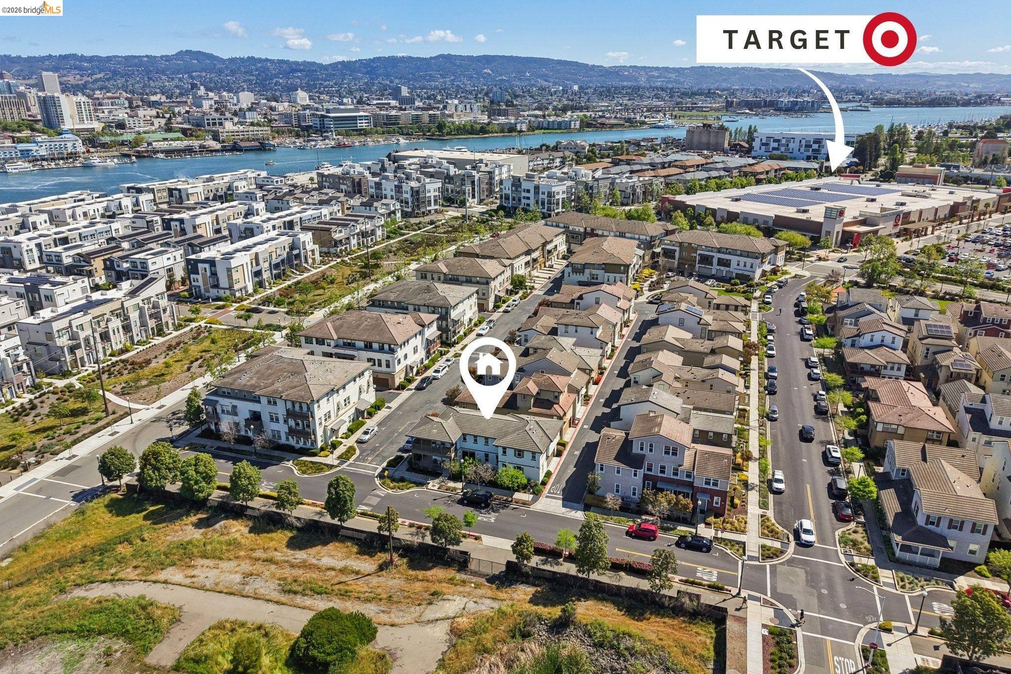 2770 Bette Street Alameda, CA 94501 - Photo 50 of 60 an aerial view of residential building and parking space
