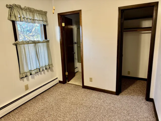 a view of an front door