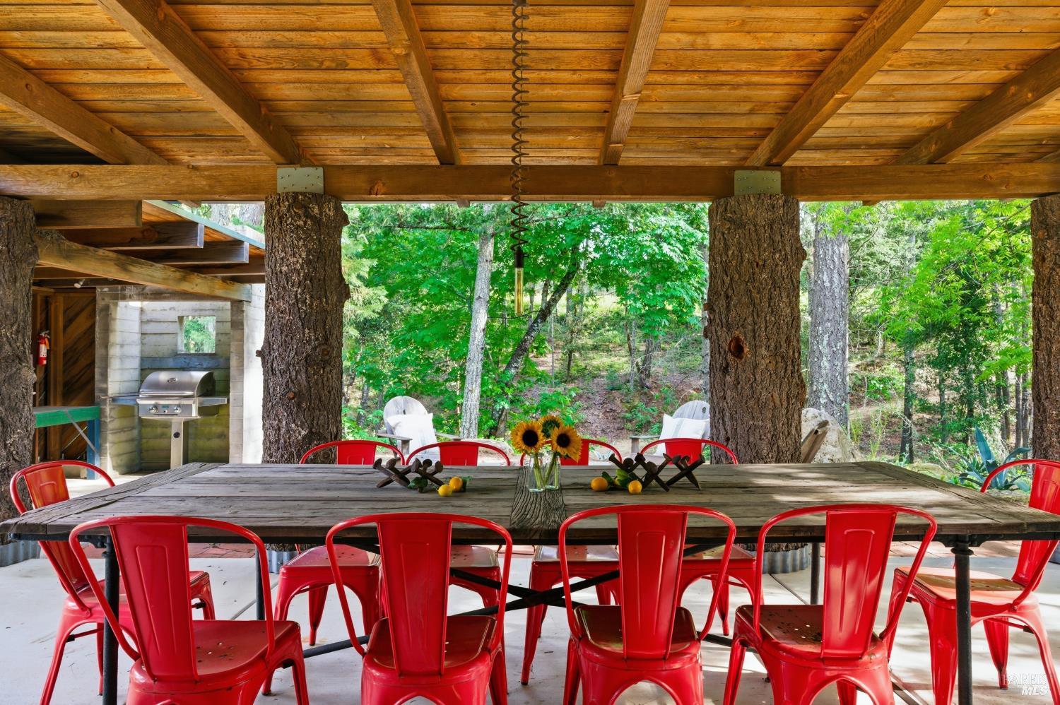 425 Cold Springs Road Angwin, CA 94508 - Photo 29 of 53 a outdoor space with tables and chairs