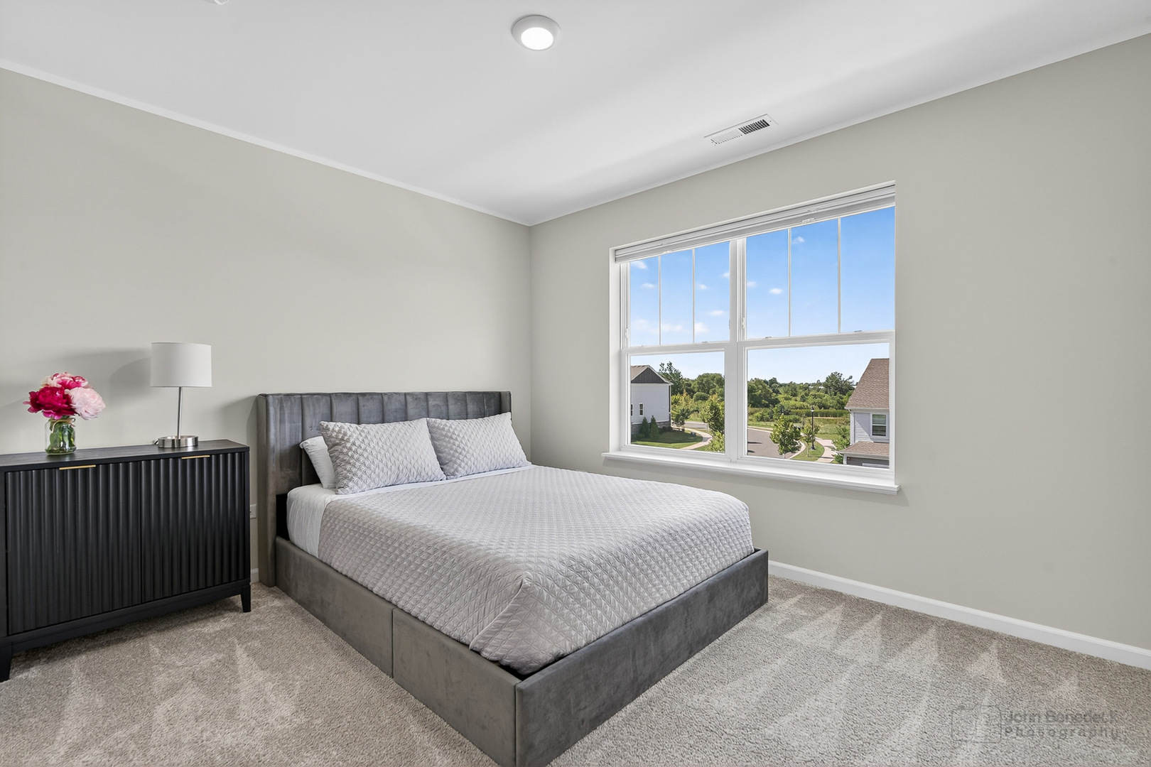 3209 Martini Street Mundelein, IL 60060 - Photo 13 of 24 a bedroom with a bed and a window