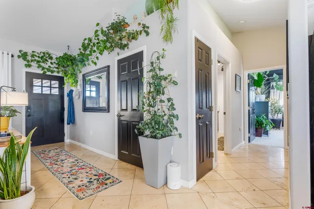 a view of a entryway door of the house