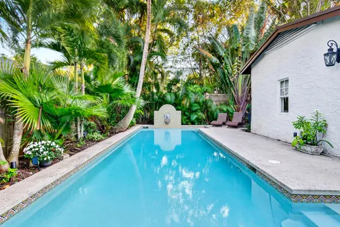 a view of a porch with a yard