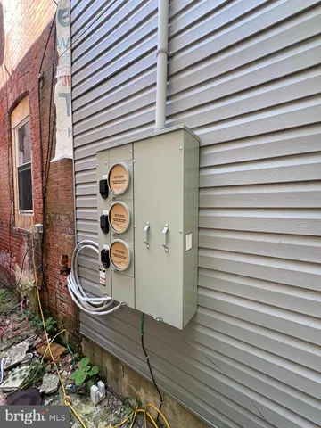 a view of a door of the house