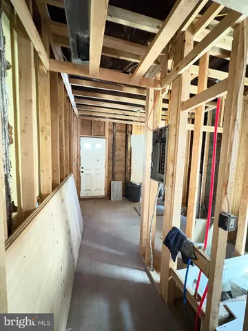 a view of an entryway with staircase