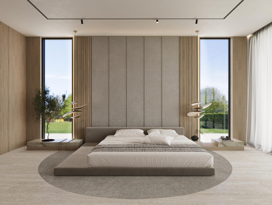 1505 Northeast 4th Avenue Boca Raton, FL 33432 - Photo 11 of 39 a bedroom with a bed and a potted plant