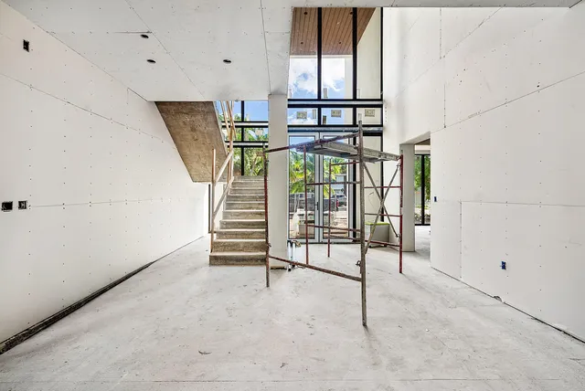 a view of the kitchen with cabinet