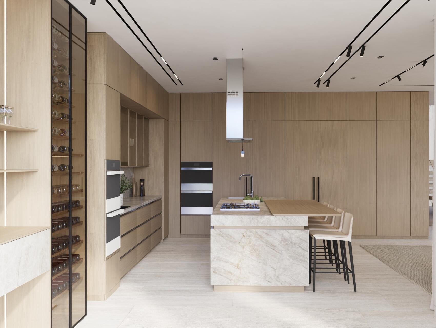 1505 Northeast 4th Avenue Boca Raton, FL 33432 - Photo 8 of 39 a room with stainless steel appliances kitchen island granite countertop a table chairs stove and cabinets