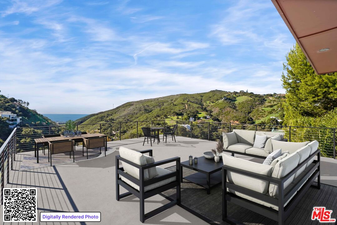 4063 Latigo Canyon Road Malibu, CA 90265 - Photo 6 of 33 a view of a terrace with furniture