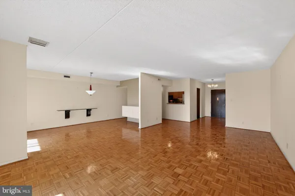 wooden floor in an empty room