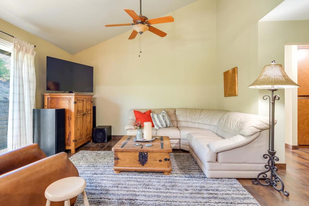 1106 Big Oak Ranch Road Fallbrook, CA 92028 - Photo 32 of 53 a living room with furniture and a flat screen tv