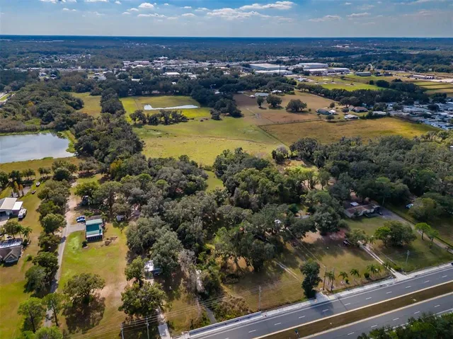 a view of a city and ocean view