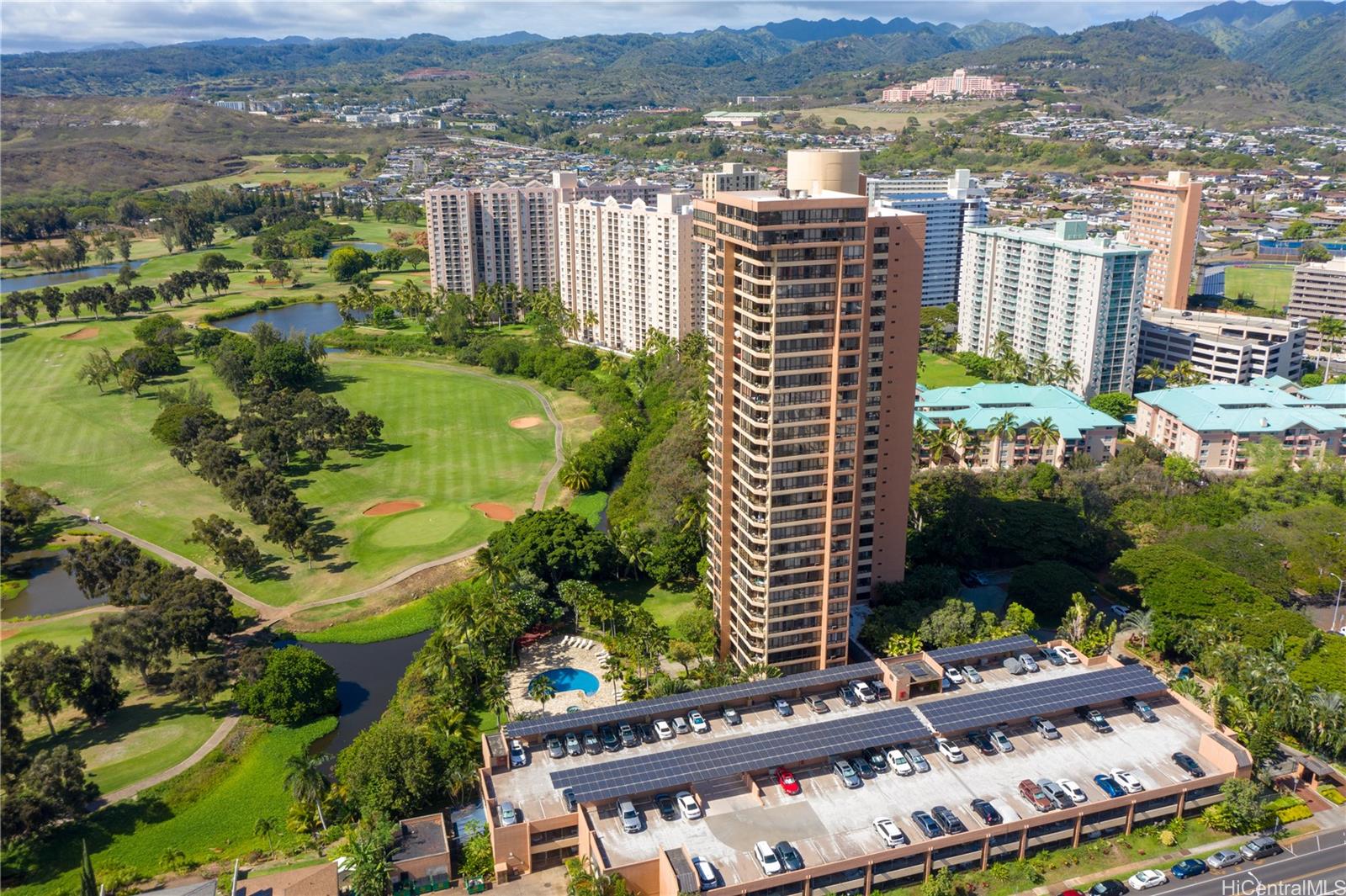 5333 Likini Street, Unit 2408 Honolulu, HI 96818 - Photo 20 of 20 a view of a city with tall buildings