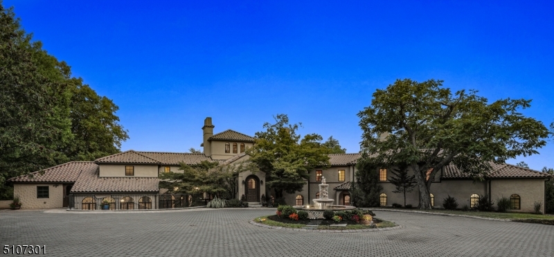 a car parked in front of a house