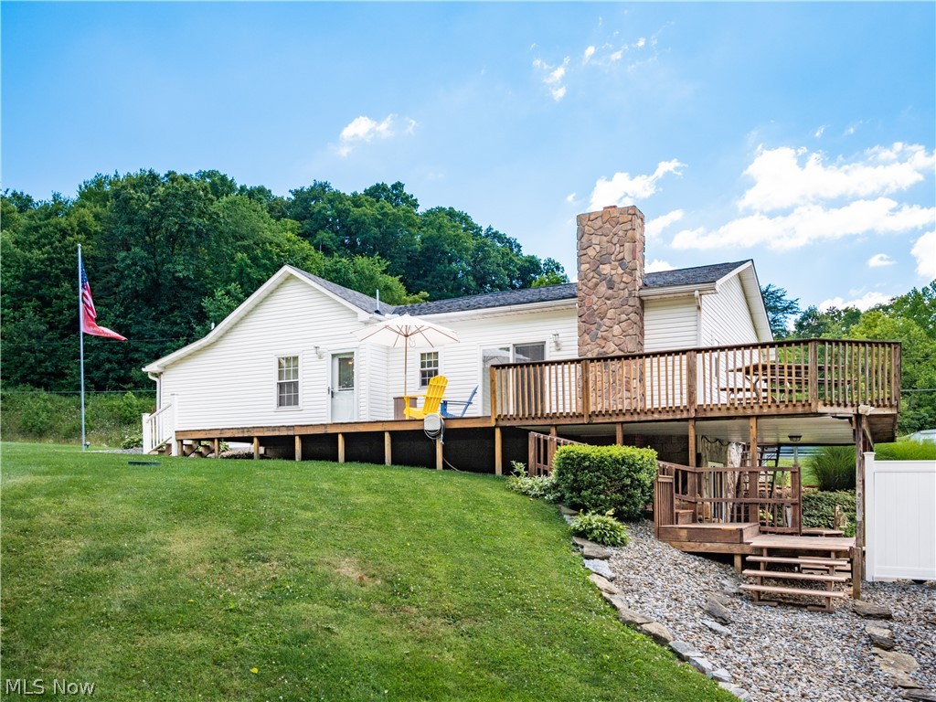 5245 Center Road Philo, OH 43771 - Photo 22 of 39 Back of property featuring deck
