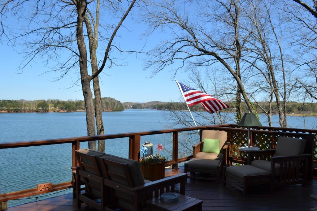 Spectacular, year round views from the upper level deck.