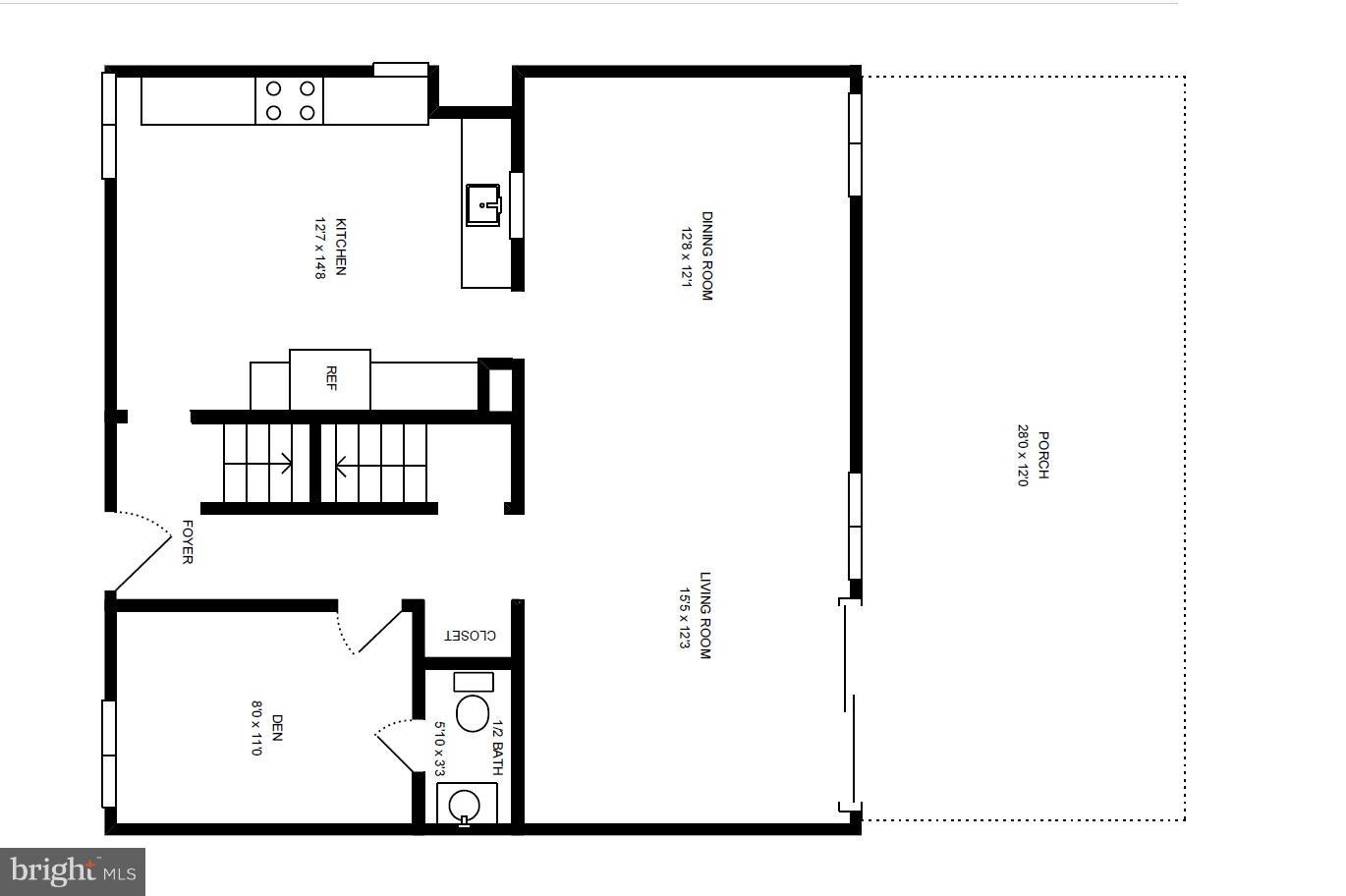 1743 Wainwright Drive Reston, VA 20190 - Photo 28 of 29 Floor Plan - Main Level