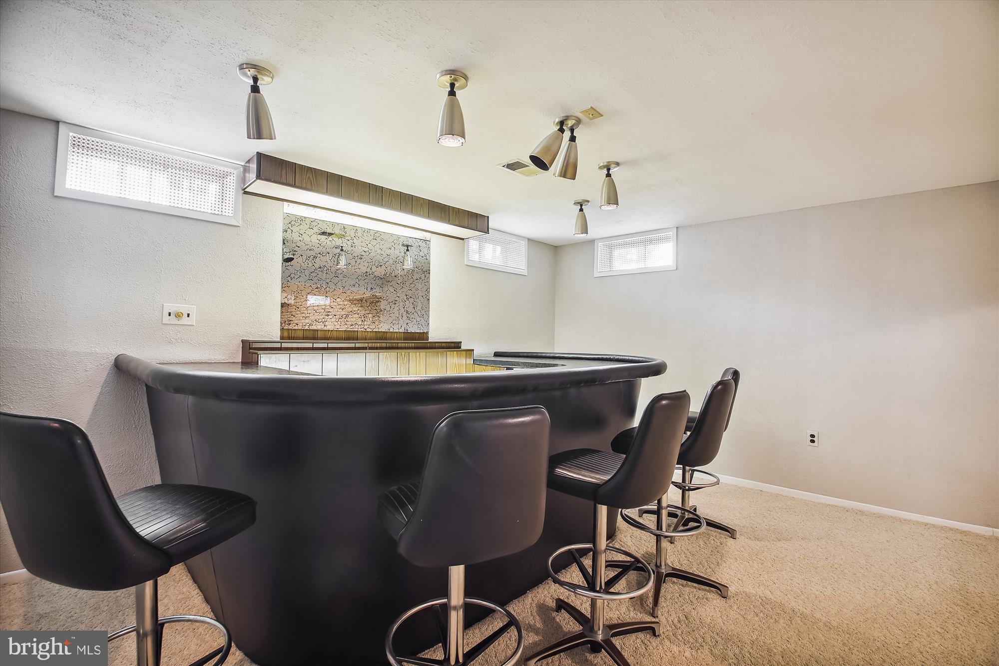 86 Milburn Circle Pasadena, MD 21122 - Photo 37 of 51 Retro bar in lower level recreation room