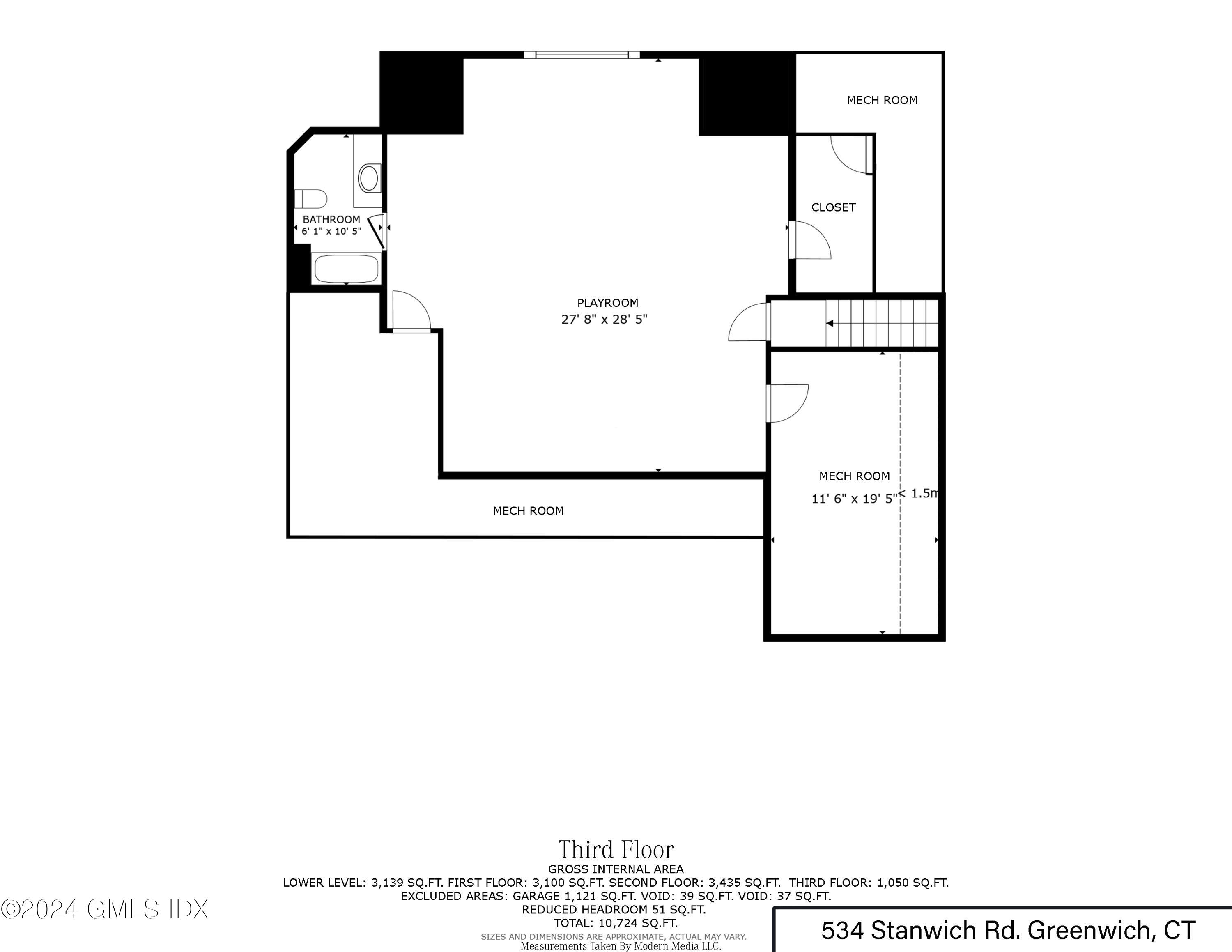 534 Stanwich Road Greenwich, CT 06831 - Photo 30 of 30 a picture of a room with a white wall and white