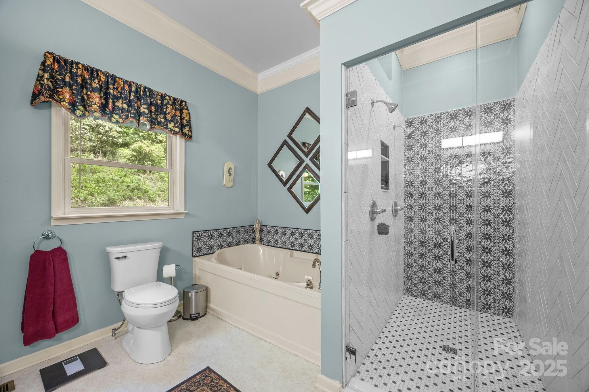 235 Kinder Lane Canton, NC 28716 - Photo 21 of 48 a bathroom with a toilet and a shower