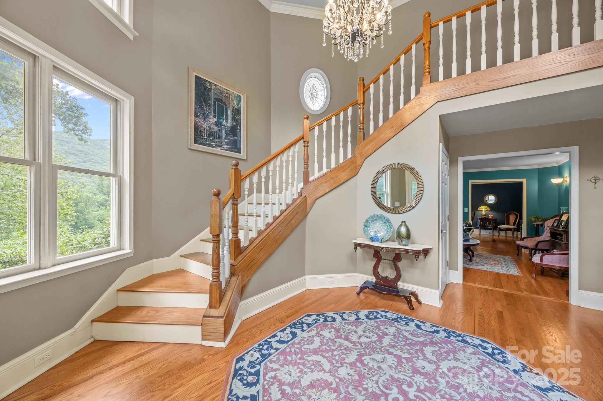 235 Kinder Lane Canton, NC 28716 - Photo 25 of 48 a view of entryway livingroom and hall with wooden floor