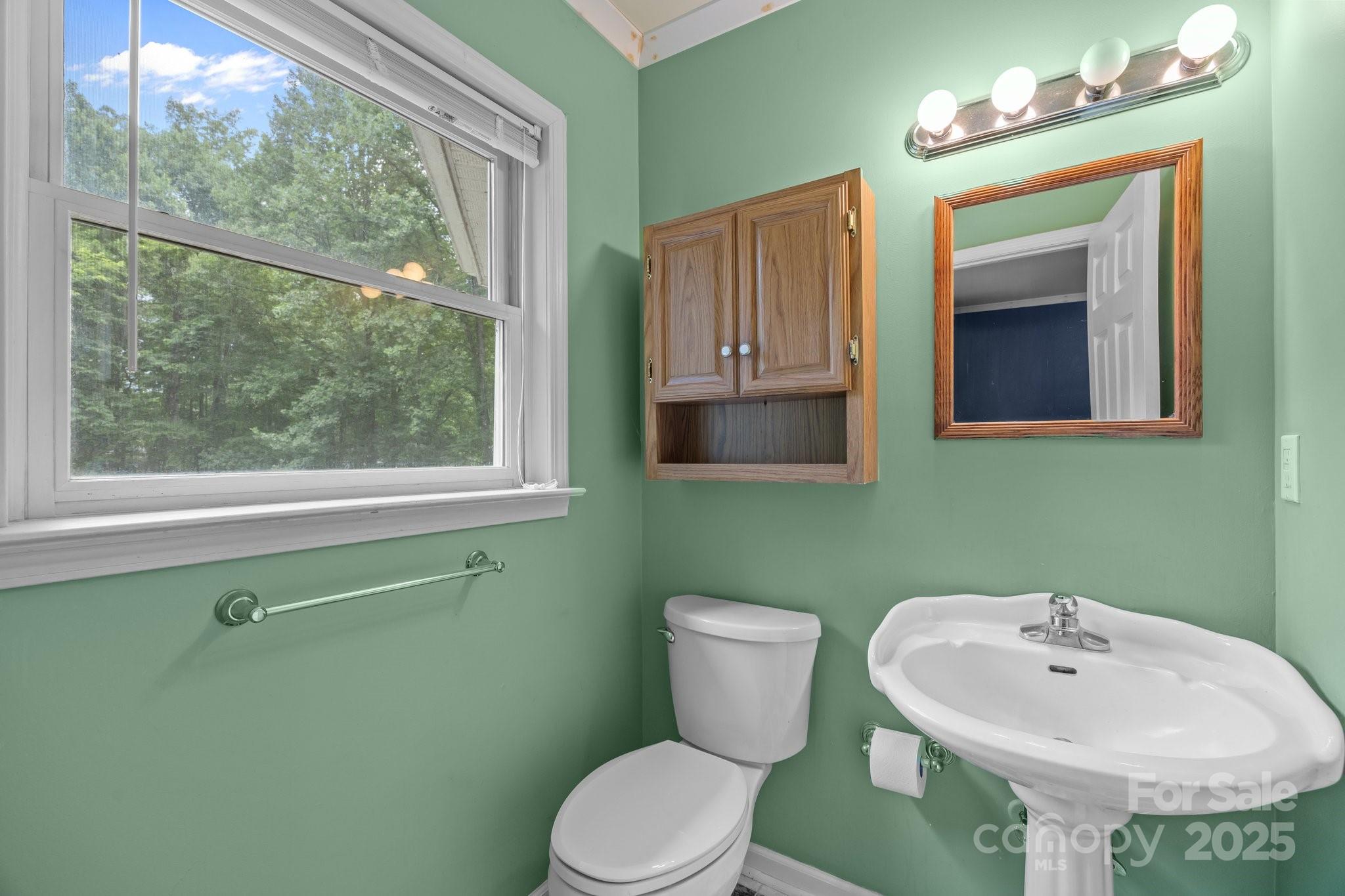 235 Kinder Lane Canton, NC 28716 - Photo 27 of 48 a bathroom with a sink mirror and toilet
