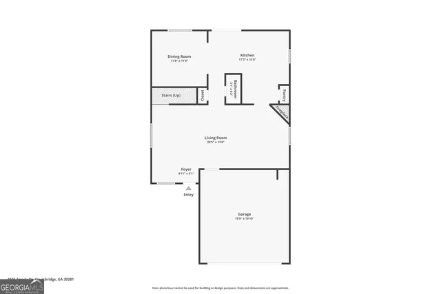 a picture of door with side of a wall