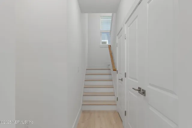 a view of entryway with stairs