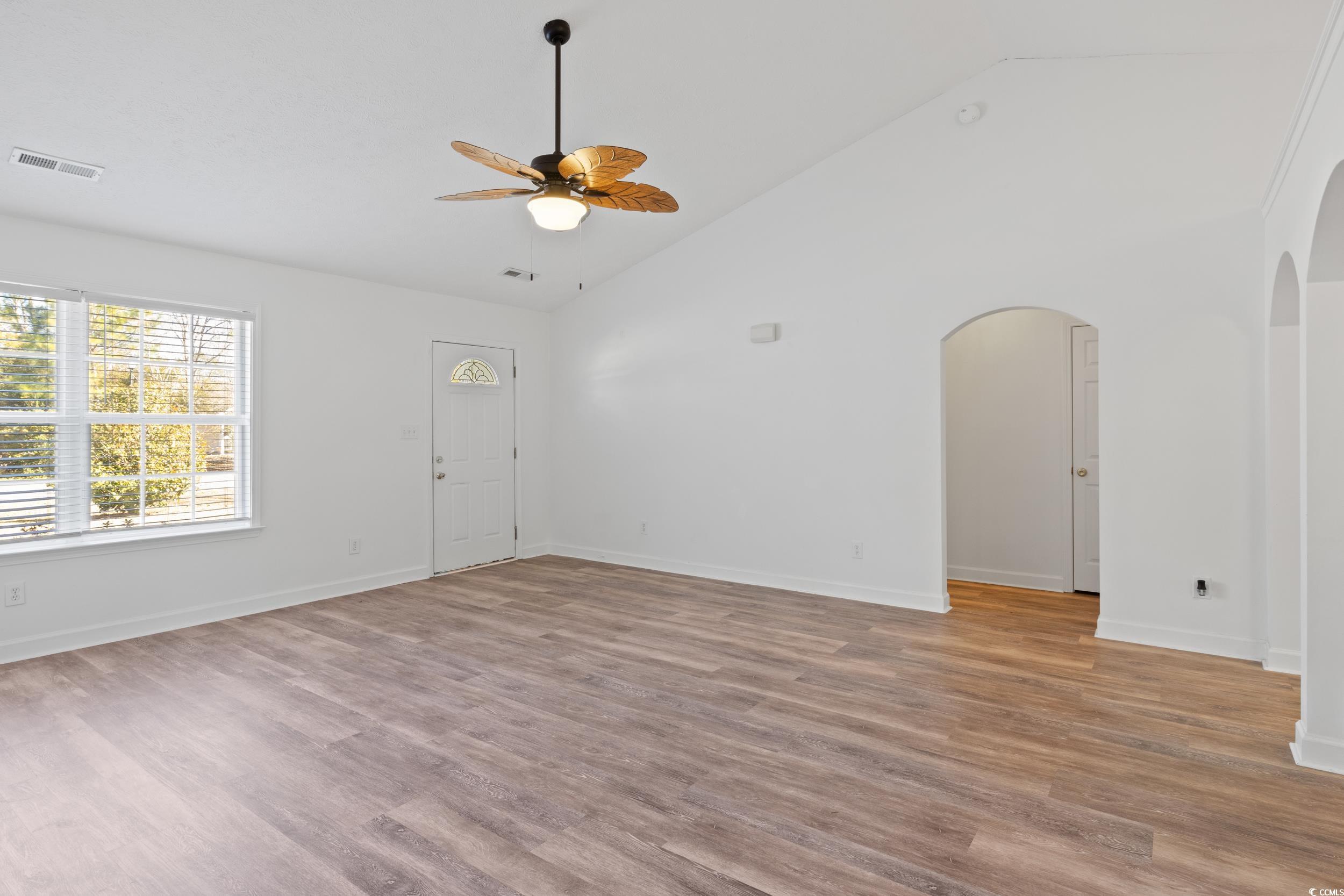 5933 Rahnavard Boulevard Myrtle Beach, SC 29588 - Photo 8 of 25 Spare room featuring light hardwood / wood-style f
