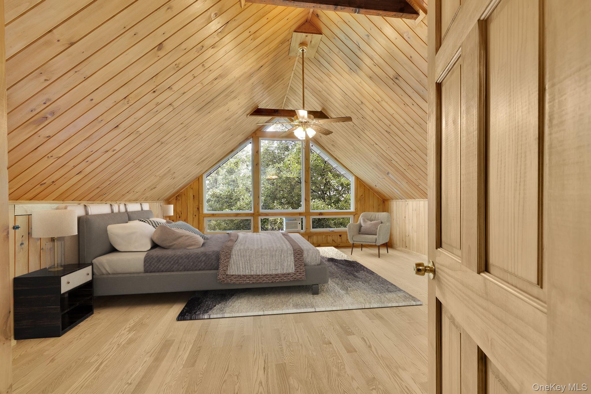 53 West Corbett Road Montgomery, NY 12549 - Photo 17 of 41 Virtually staged oversized Bedroom on Level 4