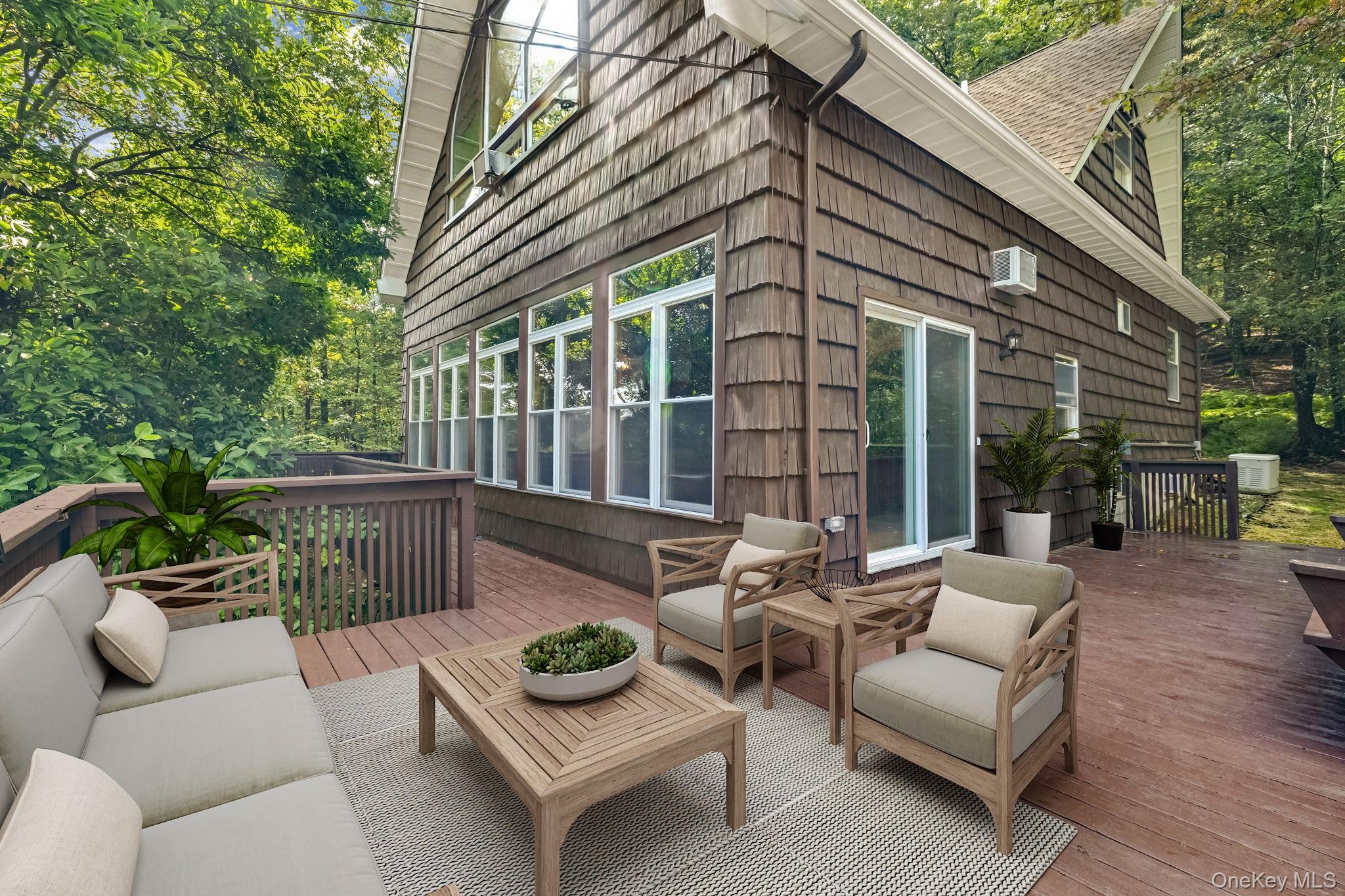 53 West Corbett Road Montgomery, NY 12549 - Photo 3 of 41 Virtually staged deck off the kitchen/living area Level 3