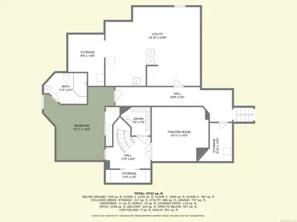 a kitchen with large windows and a sink