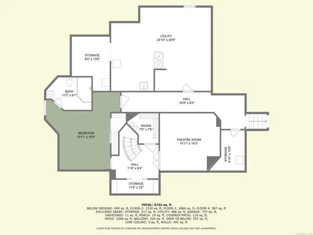 a kitchen with large windows and a sink