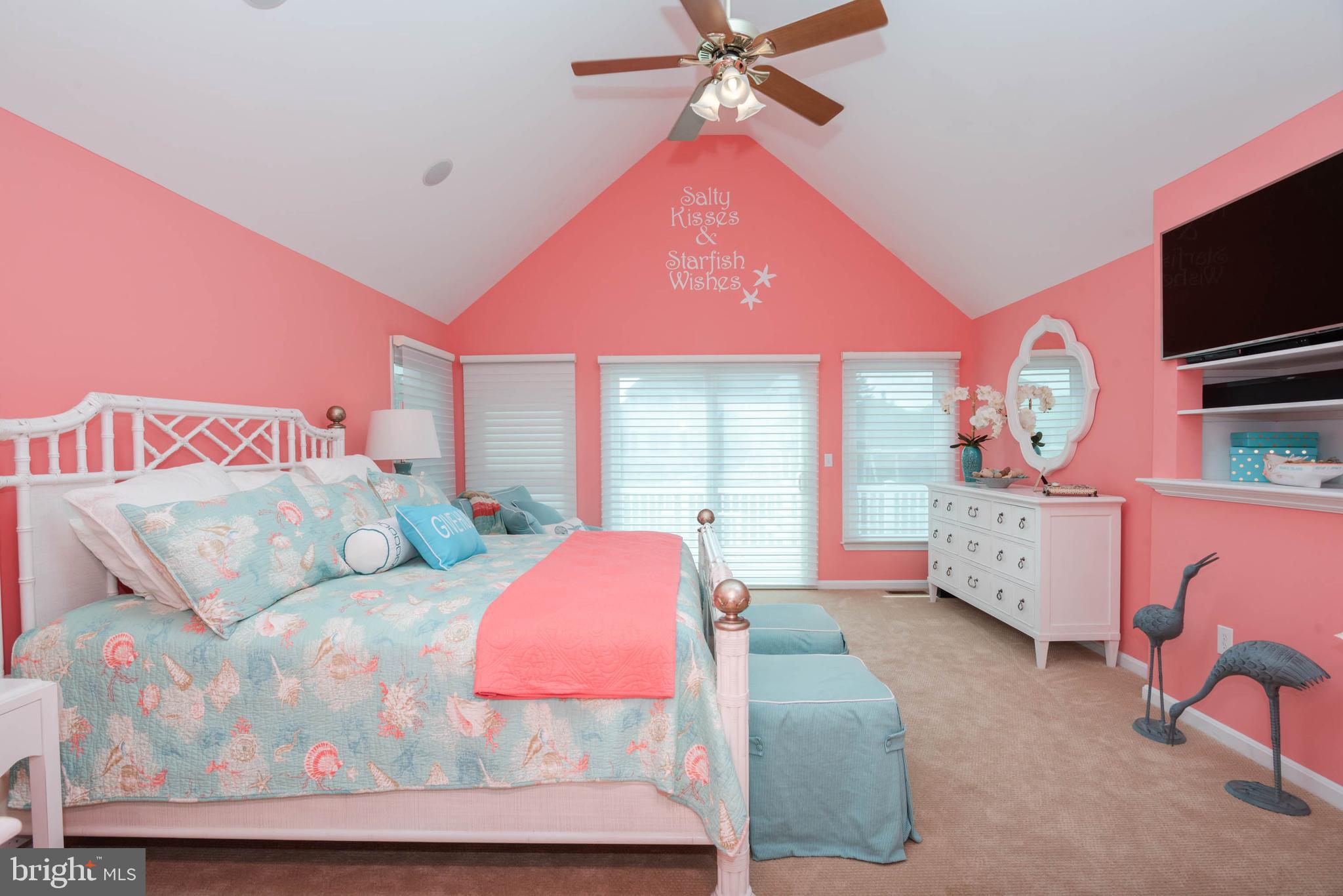 4 Leigh Drive Ocean Pines, MD 21811 - Photo 36 of 99 Primary 1st floor Bedroom overlooking canal