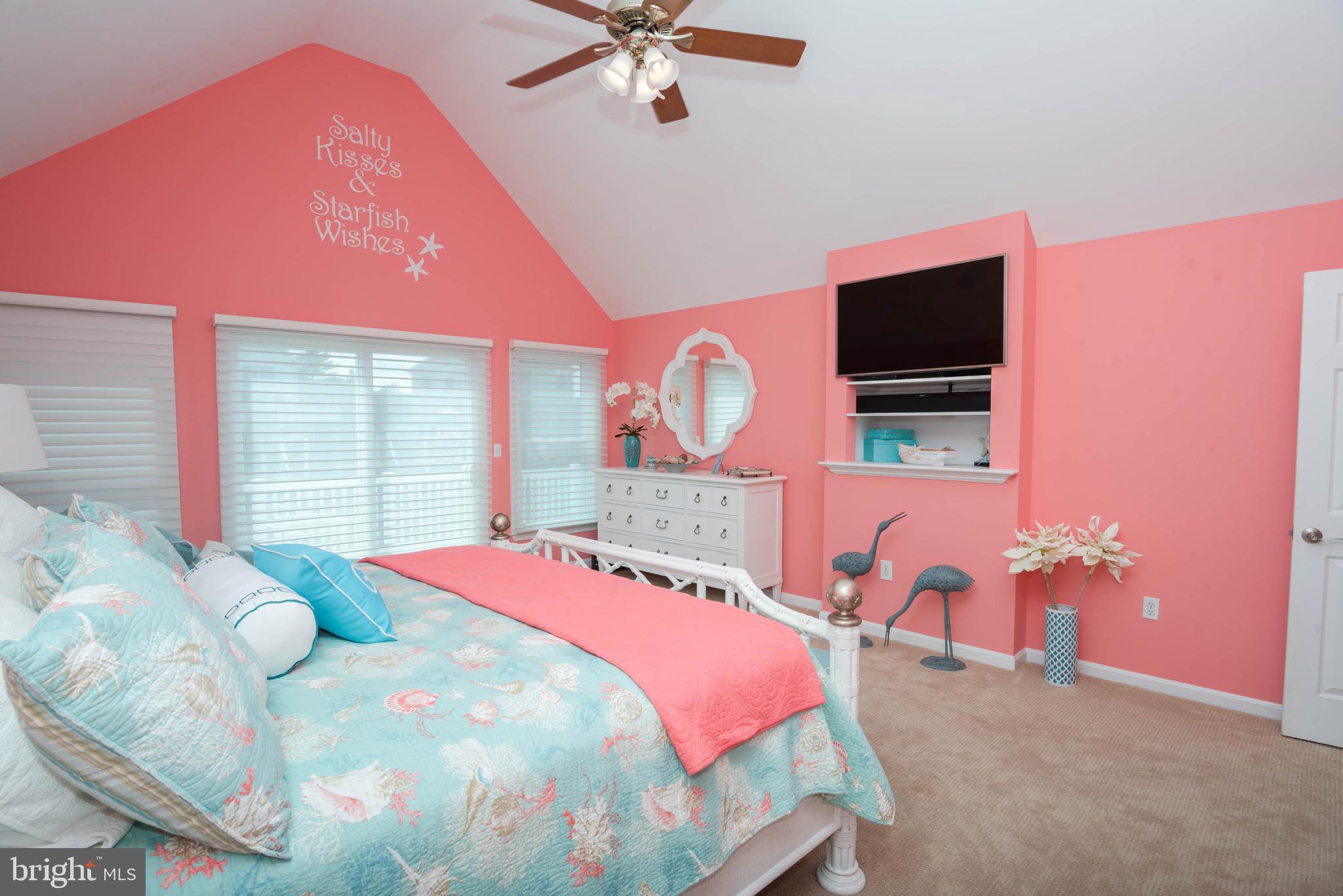 4 Leigh Drive Ocean Pines, MD 21811 - Photo 37 of 99 Primary 1st floor Bedroom overlooking canal