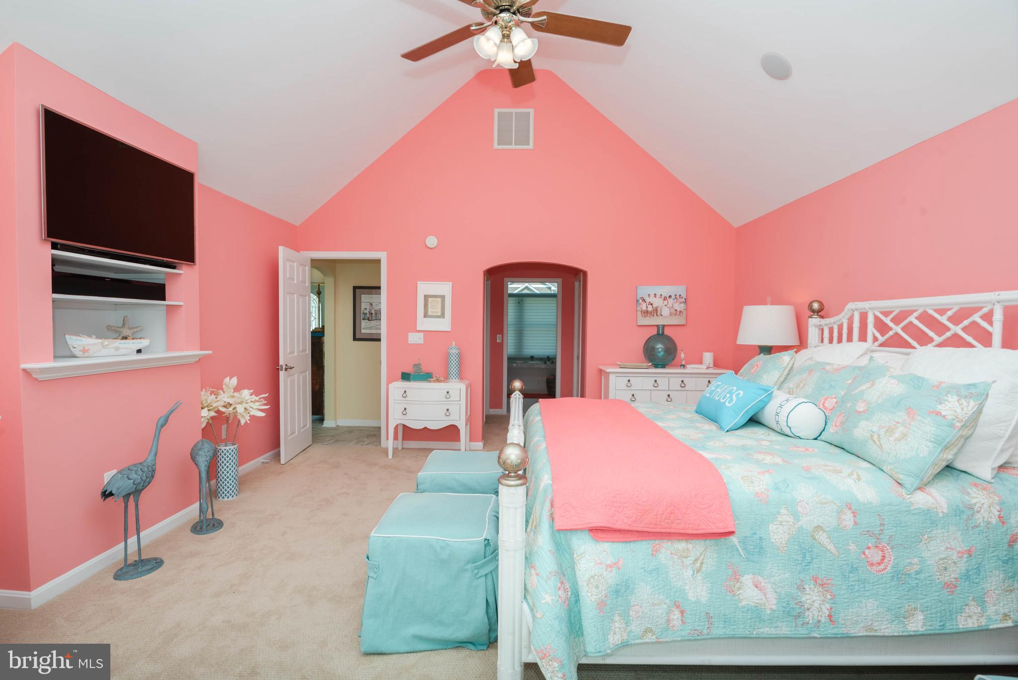 4 Leigh Drive Ocean Pines, MD 21811 - Photo 39 of 99 Primary 1st floor Bedroom overlooking canal